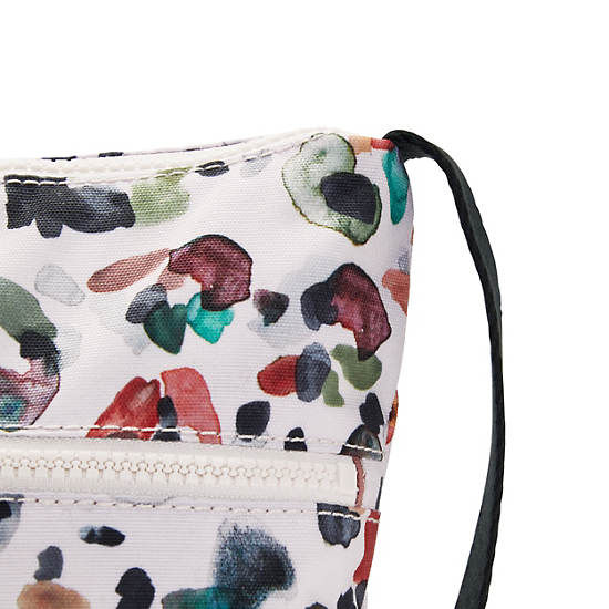 Bolsos Cruzados Kipling Alvar Printed Blancos Multicolor | MX 1071LI